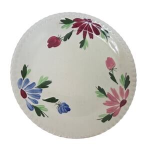 Blue Ridge Pottery Dinner PLATE MARDI GRAS Mount Vernon Mark Underglaze